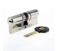 Yale B-YS3-4550N Anti-Snap 3 Star Euro Double Cylinder, High Security, 45:50 (95mm), Nickel Finish