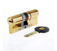 Yale B-YS3-5045B Anti-Snap 3 Star Euro Double Cylinder, High Security, 50:45 (95mm), Brass Finish