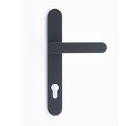 Yale Backplate Door Handle - Matte Black