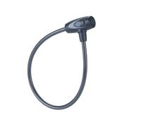 Yale Bicycle Lock as Cable Lock (Cable: Diameter 10 mm) with Key, YCK0/10/60/2-240 mm, Steel mesh, 2 Keys Included, Salt Spray Test up to 96 Hours, Versatile Locking Options