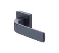 Yale Black Door Handle Bathroom Door Handles with Keyhole Covers Metal Bologna