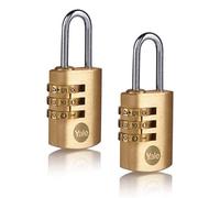 Yale Brass Combination Padlock 22M Pack Of 2 - Y150B/22/120/2