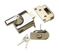 Yale Brass Effect 60mm Deadlock Night Latch, (H)90mm (W)90mm