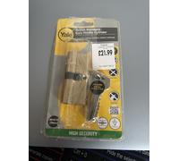 Yale British Standard Euro Profile Cylinder 30/10/30 = 70mm 3 Keys New