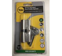 Yale British Standard Euro Profile Cylinder 30/10/30 70mm High Security Free P&P