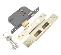 Yale British Standard SashLock 64mm (2.50") Polished Brass Finish (P-M560-PB-67)