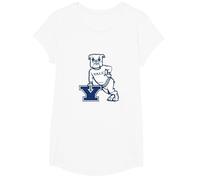 Yale Bulldogs | Official University NCAA Merch | YALE010 T-Shirt, Girls, White, Medium