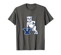 Yale Bulldogs | Official University NCAA Merch | YALE010 T-Shirt, Men, Asphalt Grey, Medium