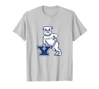 Yale Bulldogs | Official University NCAA Merch | YALE010 T-Shirt, Men, Silver Grey, Medium