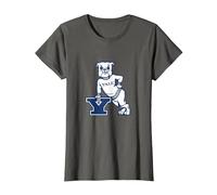 Yale Bulldogs | Official University NCAA Merch | YALE010 T-Shirt, Women, Asphalt Grey, Medium