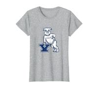 Yale Bulldogs | Official University NCAA Merch | YALE010 T-Shirt, Women, Heather Grey, Medium