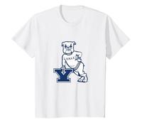 Yale Bulldogs | Official University NCAA Merch | YALE010 T-Shirt, Youth, White, Medium