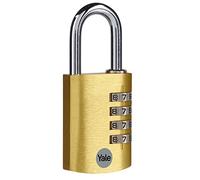 YALE Can Combi 40mm Aluminium Gold Locks