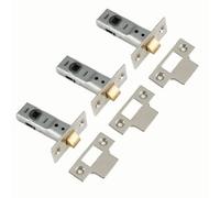 Yale Chrome 2 Tubular Door Latch - 64mm - Pack of 3