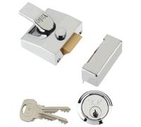 Yale Locks 630085005162 P85 Deadlocking Nightlatch 40Mm Backset Chrome Finish Visi