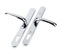 Yale Chrome Effect Curved Lock Door Handle (D)79mm