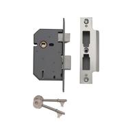 Yale Chrome Effect Metal Tubular Mortice Latch
