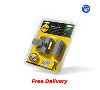 Yale Deadlock Night Latch 40mm DMG Night Lockcase Less Cylinder 2 Key B-1109-KEY