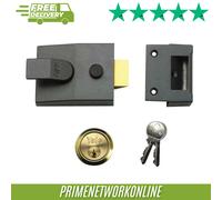 Yale Deadlocking Nightlatch B-89-DMG-SC 60mm Dark Metallic Gray