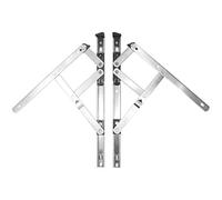 Yale Defender Friction Hinges UPVC Window Securistyle Easy Clean & Egress Opening Vent Stay (12" x 13mm (Stack Height))