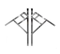 Yale Defender Friction Hinges UPVC Window Securistyle Easy Clean & Egress Opening Vent Stay (16" x 13mm (Stack Height))