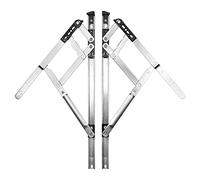 Yale Defender Friction Hinges UPVC Window Securistyle Easy Clean & Egress Opening Vent Stay (16" x 17mm (Stack Height))