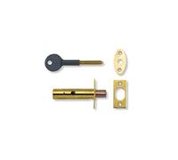Yale Door Security Bolt Polished Brass Finish for Hinged and Wooden Doors P-M444