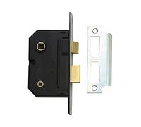 Yale Essentials Bathroom Privacy Lock, 2.5 inch/64mm Mortice Toilet/Restroom Door Sashlock with Easy Fitting Template and instructions. (Chrome)