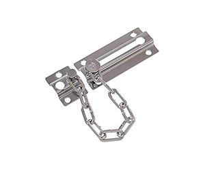 Yale Essentials High Quality Front Door Chain, Door Limiters, Door Restrictors, for Safer Caller ID, Complete Home Security, Comes with Easy Fitting Instructions (Chrome)