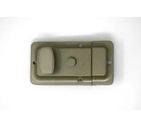 Yale Essentials Traditional 60mm Night Latch Front Door Lock for Secure Homes with Easy Fitting Template and Instructions, Yale Nightlatch, Suitable for Left and Right Hung Doors (Chrome) (Green)