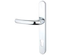 Yale Essentials Polished Chrome Long Backplate Door Handle - 1 Pair