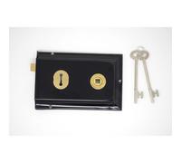 Yale Essentials Rim Deadlock Black 2 Lever [YES-RD-BL]