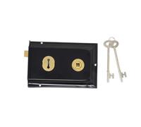 Yale Essentials Rim Deadlock Black/gold/silver (One Size)