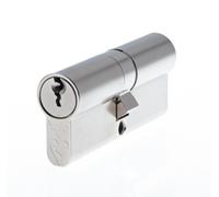 Yale KM4045-NP- KM Superior 1 star Euro Cylinder lock - 40/45 (95mm) / 40:10:45 - Nickel Finish- High Security
