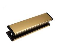 Yale YES-LP-SGBK Essentials 12 Letterplate - Gold/Black, Gold/Black