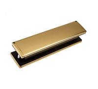 Yale Gold Effect Stainless Steel Letter Plate, (H)70mm (T)40mm - 75mm