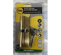 #Yale High Security British Euro Profile Cylinder Lock Anti-Pick 45/10/45 100mm