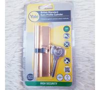 Yale High Security British Euro Profile Cylinder Lock Anti-Pick 45/10/45 (100mm)