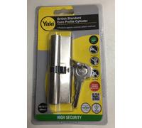 Yale Lock PKM4045-NP BS Euro Profile Cylinder Kitemark 45/10/40 95mm Chrome