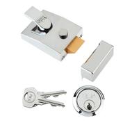 Yale Locks 630089005162 P89 Deadlock Nightlatch 60Mm Backset Chrome Finish Visi