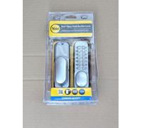 YALE HOLD OPEN PUSH BUTTON COMBINATION DOOR LOCK P-DL02-SC