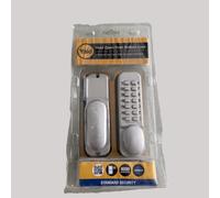 Yale - Push Button Door Lock - Chrome Finish - Hold Open Function - for Commercial Buildings or Private Home Use - Indoor Use Only