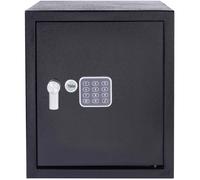 Yale Electronic Safe Large - Standard Protection, PIN Keypad + Override Key, Anti-Bump Solenoid, Auto Lockdown, Carpeted Interior, Wall/Floor Fixings Included - 40L - YSV/390/DB2