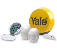 Yale HSA Essentials Alarm Kit, Battery Powered, 5 Piece Kit, Self Monitored, No Contract, Wireless, PIR Movement Sensors, Door/Window Sensor External Siren, Keypad, No Monitoring Fee