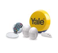 Yale HSA Essentials Alarm Kit, Battery Powered, 5 Piece Kit, Self Monitored, No Contract, Wireless, PIR Movement Sensors, Door/Window Sensor External
