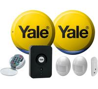 YALE HSA6610 Smart Home Security Alarm Kit, White,Black