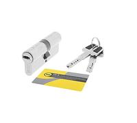 Yale hsk4050nm4 High Security Cylinder Lock, nickel-plated, 40 x 50 mm