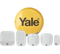 YALE IA-320 Sync Smart Home 6-Piece Alarm Kit, White,Yellow