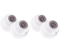 Yale Indoor HD 720 Dome Camera Twin Pack, HDC-302W-2, SV-8C-4ABFX Smart Home CCTV Kit-HD1080, 4 Camera, 8 Channel, 2TB Harddrive, Black (Pack of 2)