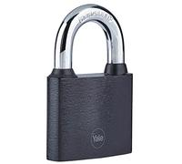 Yale Iron Padlock 60mm - Silver - Hardened Steel Shackle - Indoor use